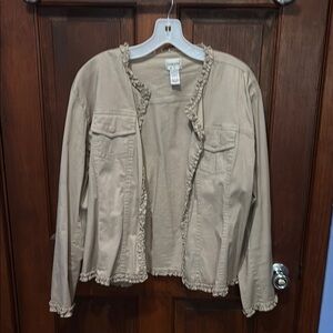 Chicos Women's Tan Jacket
